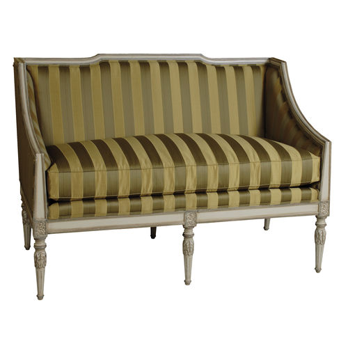 Sofa / Louis XVI - ESTER : RÉF. 17112 - OVATION Paris - Stoff / mehrfarbig / 3 Plätze