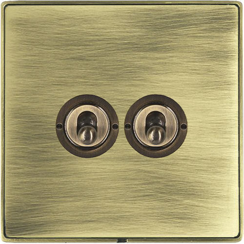 Kippschalter - LINEA-DUO CFX® - Hamilton Litestat - Einbau / doppelt / 3-fach