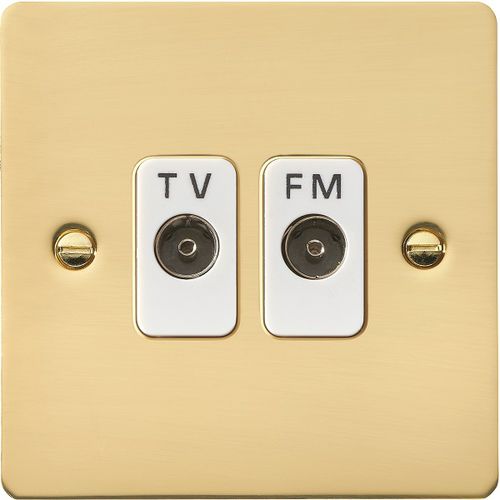 Antennensteckdose - SHEER - Hamilton Litestat - SAT / Funk / doppelt