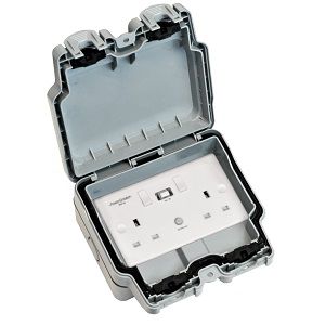 Mehrfachsteckdose - Elemento IP66  - Hamilton Litestat - wandmontiert / Aufputz / für Außenbereich