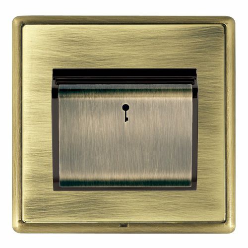 Kartenschalter - LINEA-RONDO CFX® - Hamilton Litestat - Einbau / Messing / modern