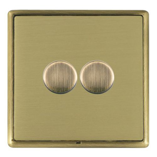 Lichtdimmer - LINEA-RONDO CFX® - Hamilton Litestat - Drehknopf / Einbau / doppelt