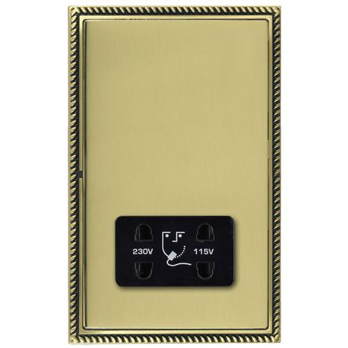 Wandmontierte Steckdose - LINEA-GEORGIAN CFX® - Hamilton Litestat - Unterputz / Metall / klassisch
