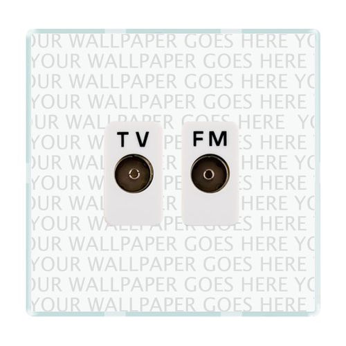 Antennensteckdose - PERCEPTION CFX® - Hamilton Litestat - Funk / doppelt / wandmontiert