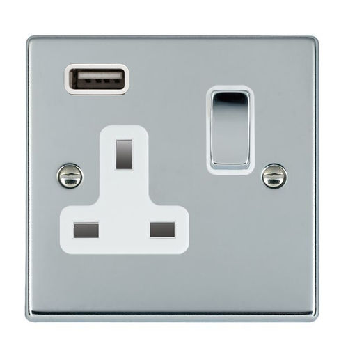USB-Steckdose - HARTLAND - Hamilton Litestat - doppelt / wandmontiert / Unterputz