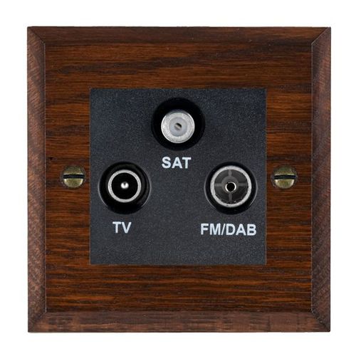 Antennensteckdose - Woods - Hamilton Litestat - SAT / Funk / Mehrfach