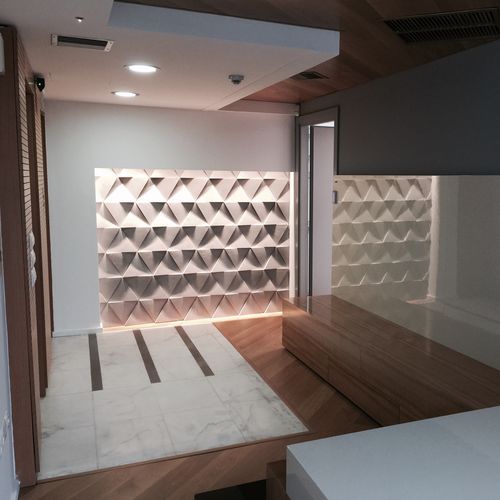 Betonfliesen - EUCLID - Urbi et Orbi - 3D / für den Innenraum / Wand