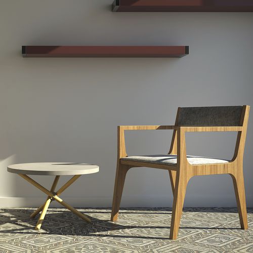 Moderner Couchtisch - NODO - Urbi et Orbi - Terrazzo / Beton / rund
