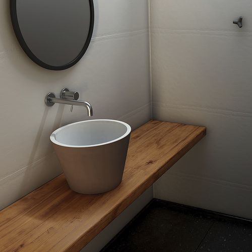 Aufsatzwaschbecken - CIRCUM 3826 - Urbi et Orbi - Beton / konisch / modern