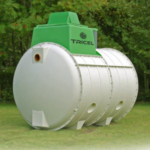 Schlamm-Kleinkläranlage - NOVO - Tricel - glasfaserverstärkter Kunststoff / mit Filter