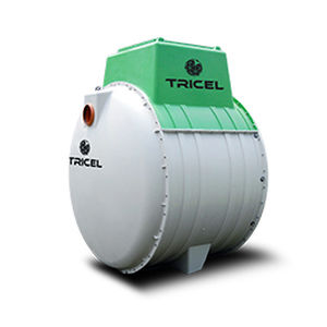 Tank für Abwasser-Aufbereitung - Tricel - erdverlegt / Kunststoff