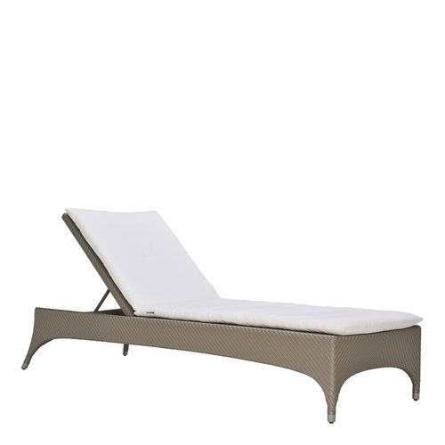 Klassische Sonnenliege - AMARI  - JANUS et Cie - Synthetikfaser / Aluminium / für Garten