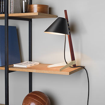 Tischlampe - BILLY TL ILSE CRAWFORD EDITION - Kalmar Werkstaetten - Metall / Rosenholz / modern