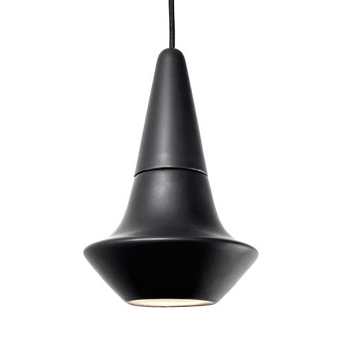 Hängelampe - SMALL LIGHT 1.0_matte black - neo - Keramik / minimalistisch / mit Kabel