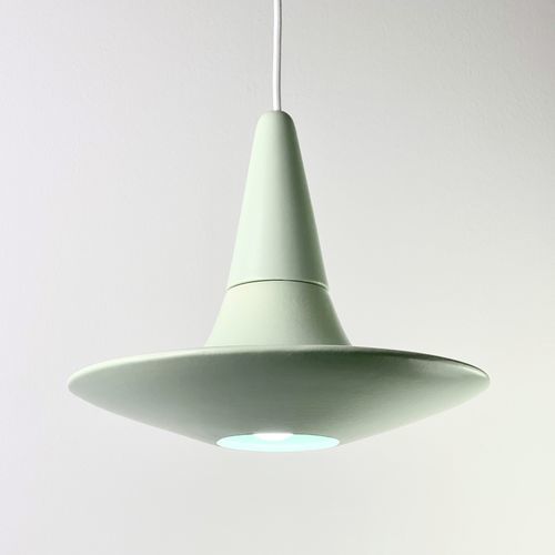 Hängelampe - SMALL LIGHT 3.0_matte mint - neo - Keramik / minimalistisches Design / mit Kabel