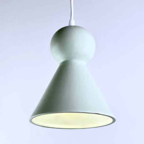 Hängelampe - LOVER 2.0_matte mint - neo - Keramik / minimalistisches Design / mit Kabel