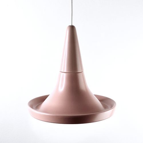 Hängelampe - SMALL LIGHT 4.0_matte salmon - neo - Keramik / minimalistisches Design / mit Kabel
