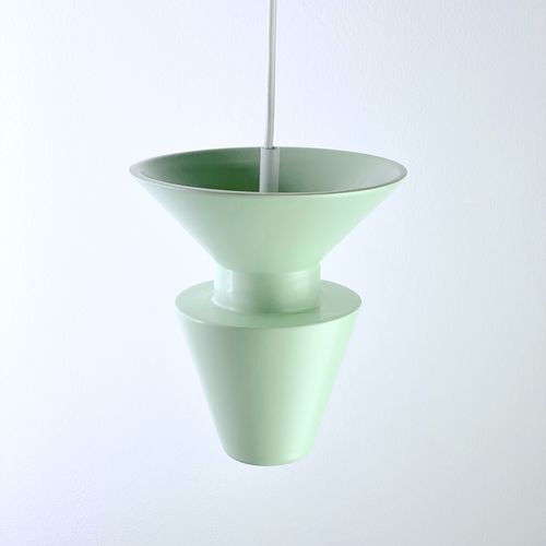 Hängelampe - TWIN 1.2_matte mint - neo - Keramik / minimalistisches Design / mit Kabel