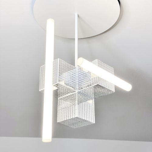 Moderne Deckenleuchte - DAZZLE - neo - Glas / Keramik / LED