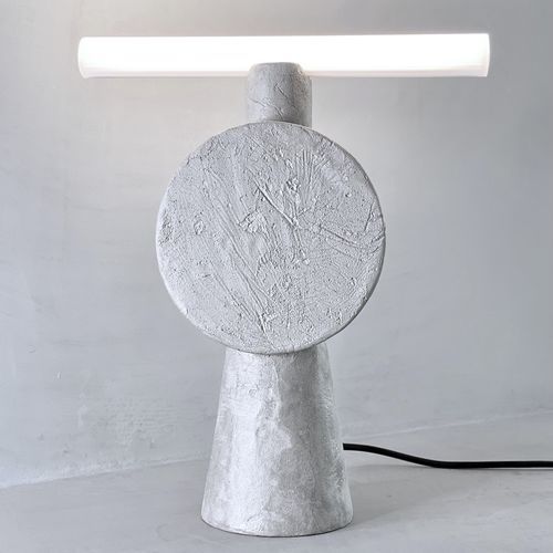 Tischlampe - HALO_circle - neo - Keramik / Beton / originelles Design