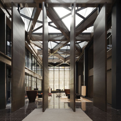 Mobile Trennwand - Atrium Amsterdam - FritsJurgens - Holz / für professionellen Einsatz / Büro
