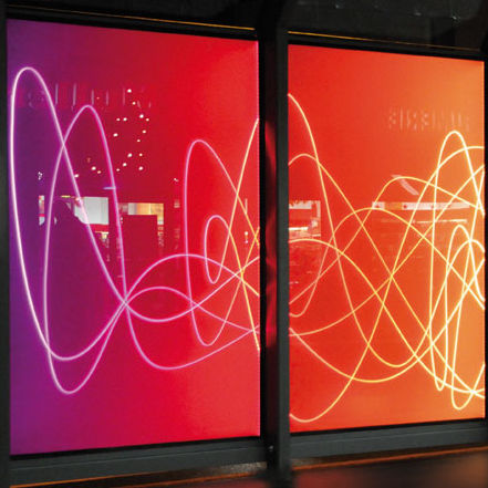 Isolierende Glasscheibe - ISO - Designpanel - Ornament / undurchsichtig / transparent