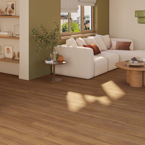 Eiche-Laminatboden - EASY LINE  - Tarkett PROFESSIONAL - Nussbaum / Laubholz / HDF