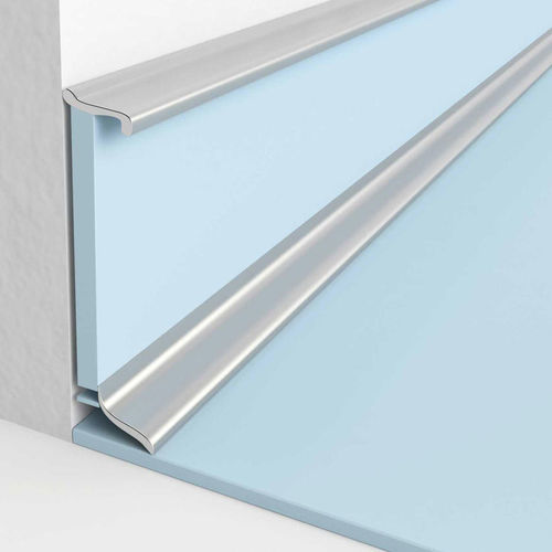 Metall-Dekoprofil - 1448001 - Tarkett PROFESSIONAL - Rechteck / weiß / silberfarben