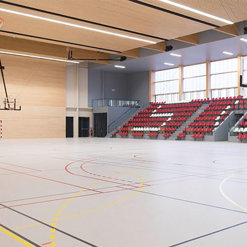 Sportboden für den Innenraum - LINOSPORT XF²™ - Tarkett PROFESSIONAL - Linoleum / für sportliche Aktivität / 100% recycelbar