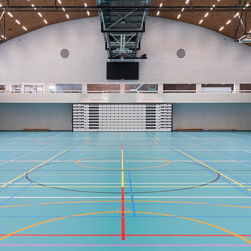 Sportboden für den Innenraum - LUMAFLEX EVOLUTION LINOSPORT XF² - Tarkett PROFESSIONAL - Linoleum / für professionellen Einsatz / dauerhaft