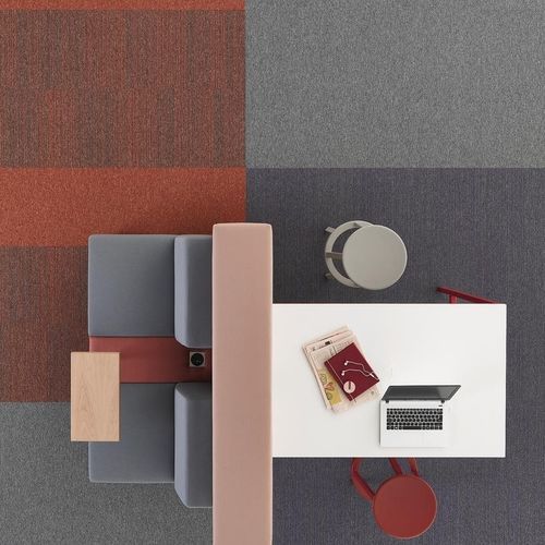 Schlingen-Teppichboden - ESSENCE STRIPE - Tarkett PROFESSIONAL - Textilene / für Gewerbegebrauch / einfarbig