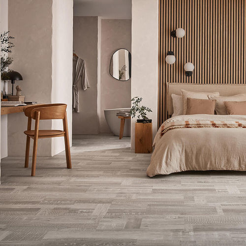 Dekorputz-Bodenbelag - ELEGANCE RIGID 55 - Tarkett PROFESSIONAL - aus PU / SPC / Innenbereich