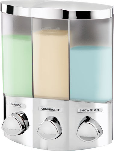 Seifenspender für professionellen Einsatz - EURO TRIO CHROME - Better Living Products - wandmontiert / ABS / manuell