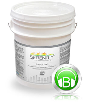 Schalldämmende-Farbe - SERENITY BASE COAT - 360 COATINGS - Innenbereich / für Wand