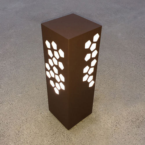 Leuchtpoller für Garten - BN 014 - aralia - LYX luminaires - für öffentliche Bereiche / modern / Edelstahl