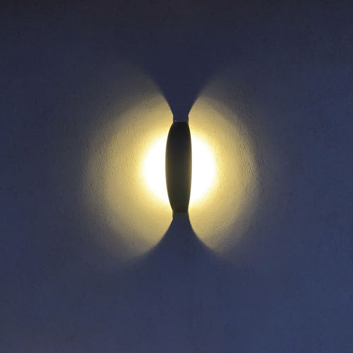 Moderne Wandleuchte - TRAIT DE LUNE - aralia - LYX luminaires - für Außenbereich / Stahl / Edelstahl