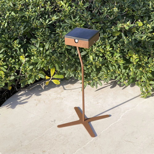 Stehleuchte - CANDLESTICK TEE - aralia - LYX luminaires - Stahl / Edelstahl / aus lackiertem Metall