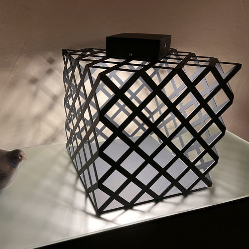 Mobile Lampe - l'X - aralia - LYX luminaires - Stahl / Edelstahl / aus lackiertem Stahl