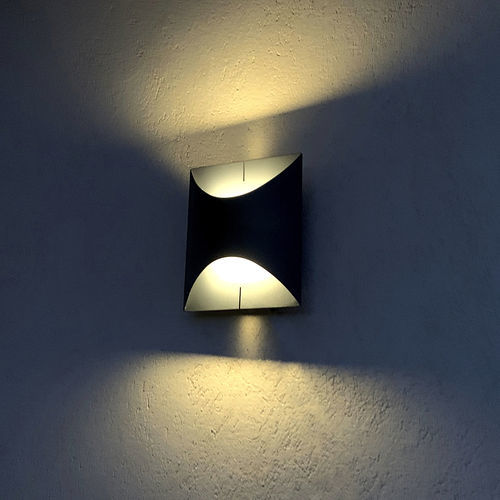 Moderne Wandleuchte - AP 015 L - aralia - LYX luminaires - für den Innenraum / für Fassaden / Stahl