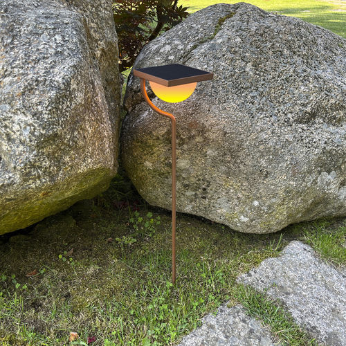 Bodenlampe - TEEXY - aralia - LYX luminaires - Stahl / Edelstahl / aus lackiertem Stahl