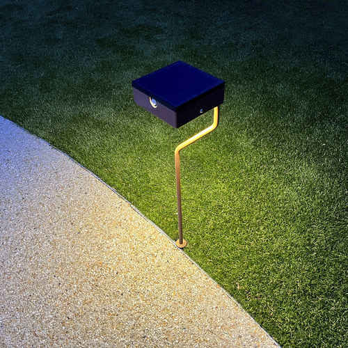 Stehleuchte - TEE - aralia - LYX luminaires - Stahl / Edelstahl / aus lackiertem Metall