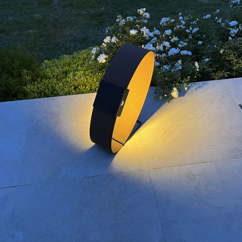 Mobile Lampe - RING - aralia - LYX luminaires - Stahl / Edelstahl / aus lackiertem Stahl
