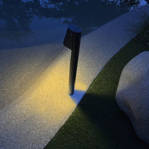 Leuchtpoller für Garten - BN 05 - aralia - LYX luminaires - modern / Edelstahl / COR-TEN®-Stahl