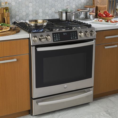 Gasherd - P2S930SELSS - general electric - elektrisch / Hybrid / mit 5 Kochfeldern
