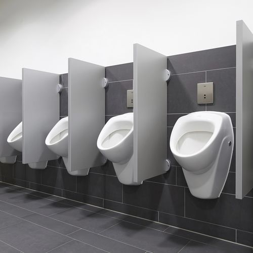 Urinaltrennwand für öffentliche Sanitäreinrichtungen - SVF30 - Schaefer-Trennwandsysteme