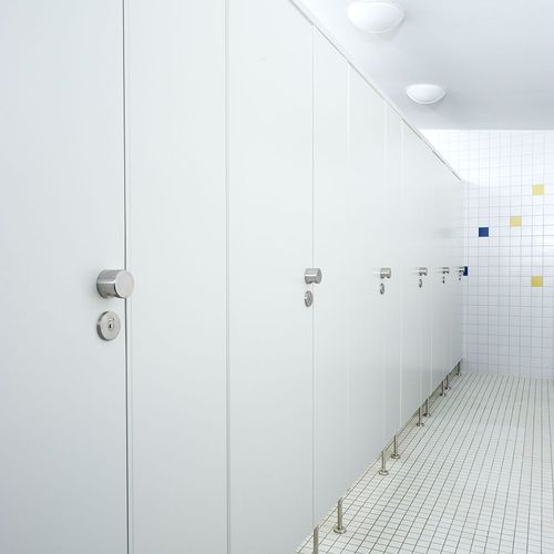Aluminium-Sanitärkabine - PUP30 - Schaefer-Trennwandsysteme - Stahl / für Toiletten / für öffentliche Einrichtungen