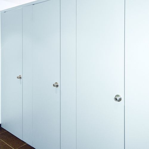 Aluminium-Sanitärkabine - PUP40 - Schaefer-Trennwandsysteme - Stahl / für Toiletten / für öffentliche Einrichtungen