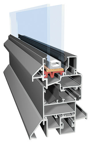 Aluminium-Türprofil - ECONOLINE - ABM FENETRE