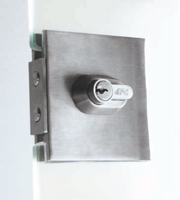 Mechanisches Schloss - 612 - APC - für Glastür / mit 1 Schließpunkt / Einbau