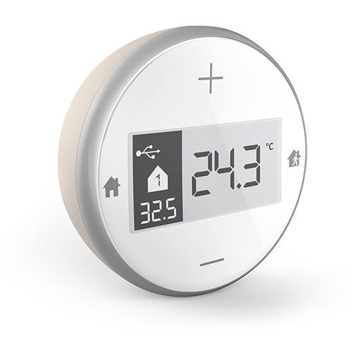 Programmierbares Thermostat - AVIDSEN France - für Heizungen / wandmontiert / weiß